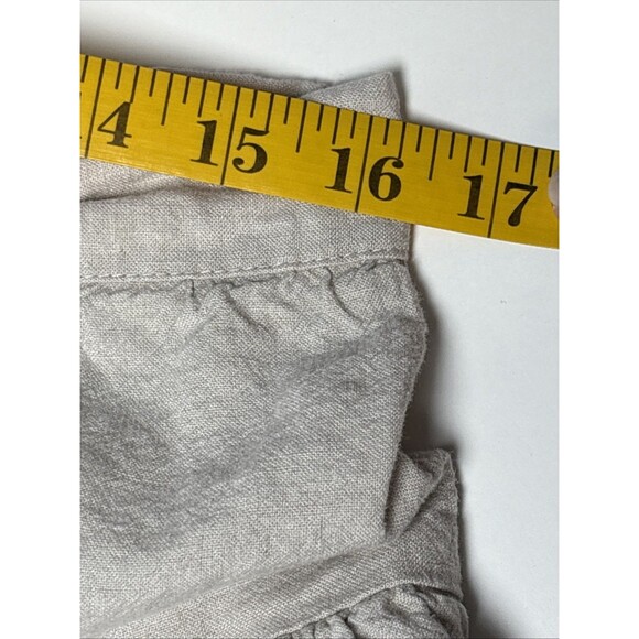 Cotton On Medium Skirt Mini Beige ruffle womens button front - Picture 8 of 10